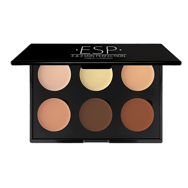 6 Well Contour Cream Pallet