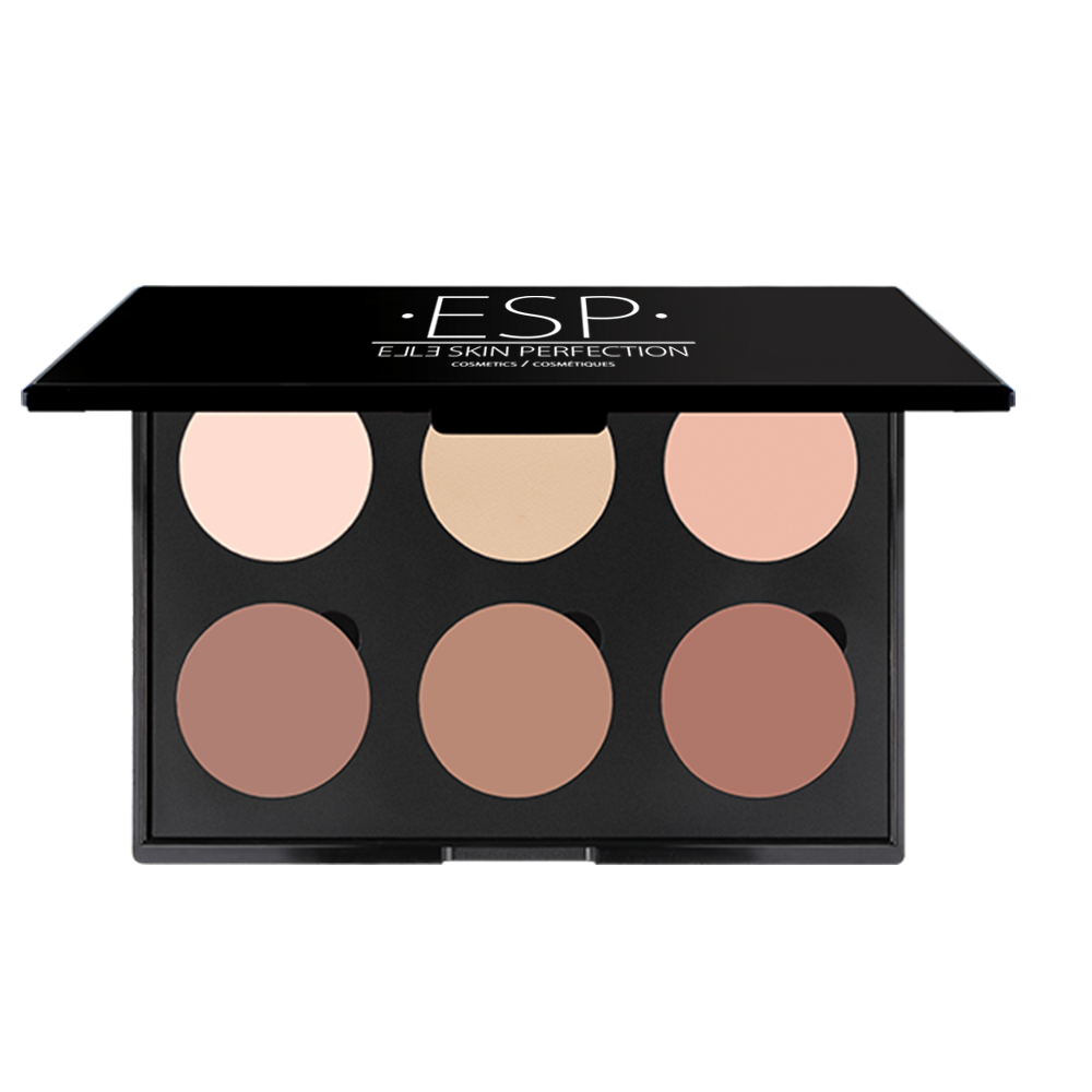 6 Well Contour Powder Pallet
